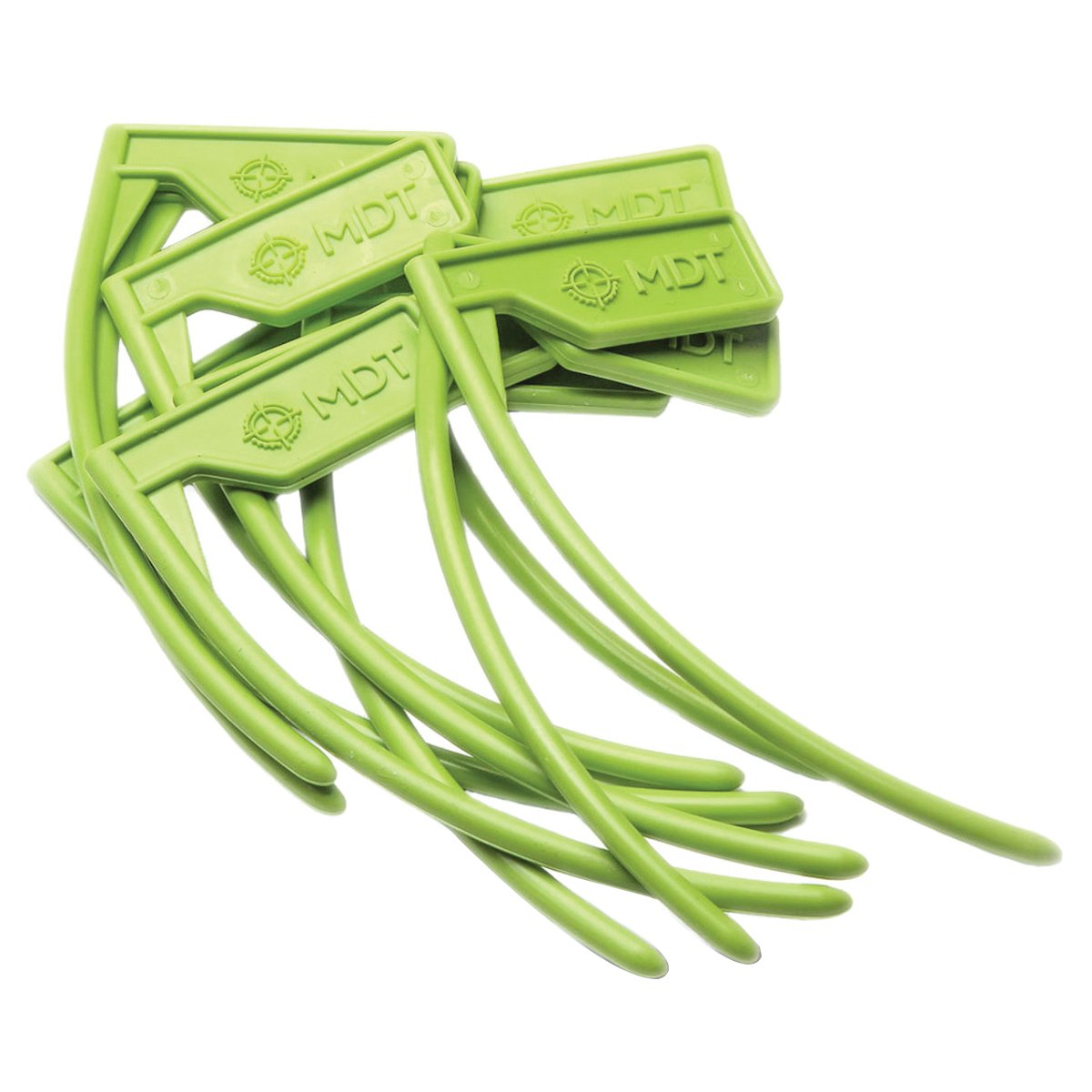MDT Chamber Flag in Green - Pack of 10 Safety Flags for Firearm Identification - 104544-GRN - Mdt