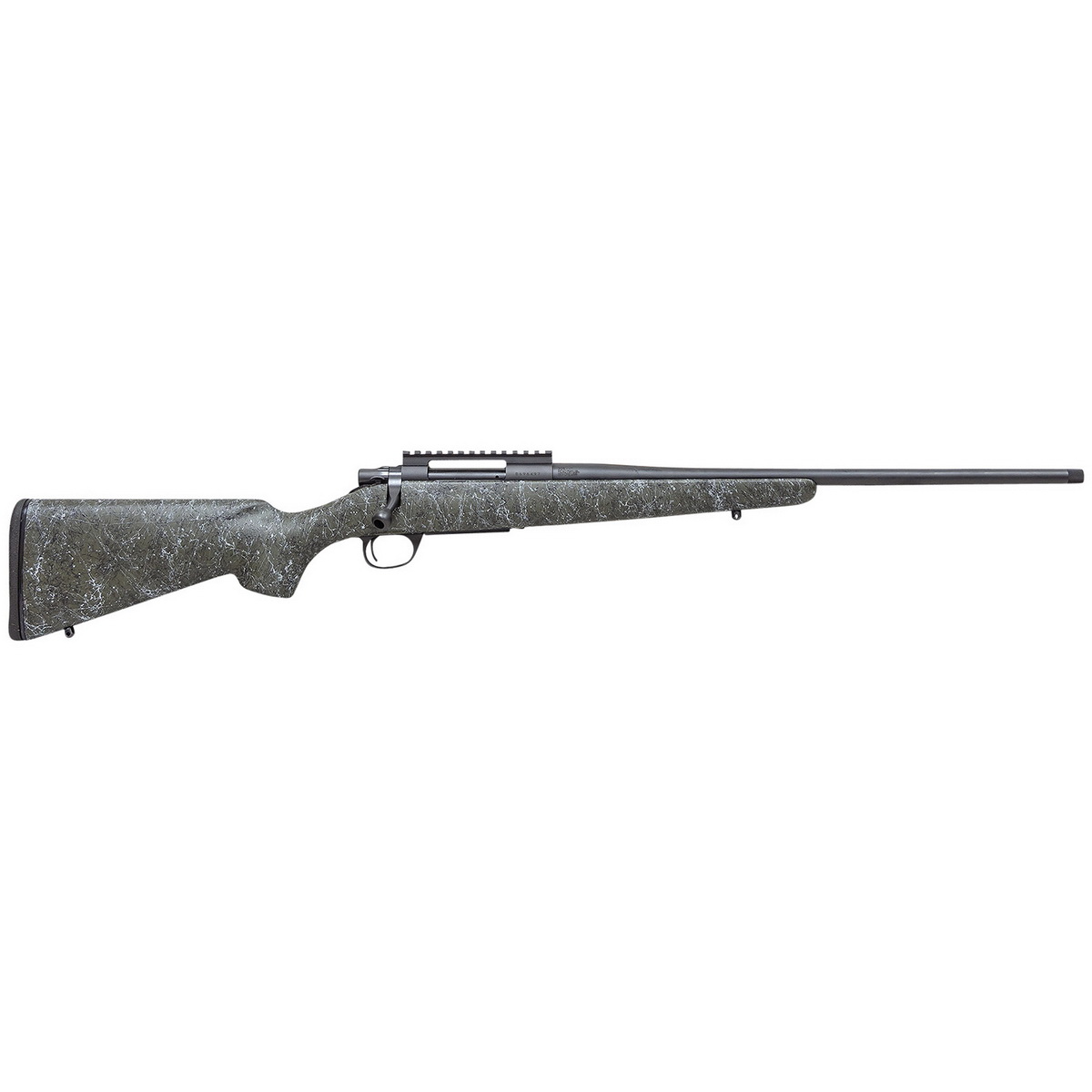 Howa M1500 Superlite 6.5 Creedmoor Bolt Action Rifle, Green/Gray/Black - HCSL65CGBG - Howa