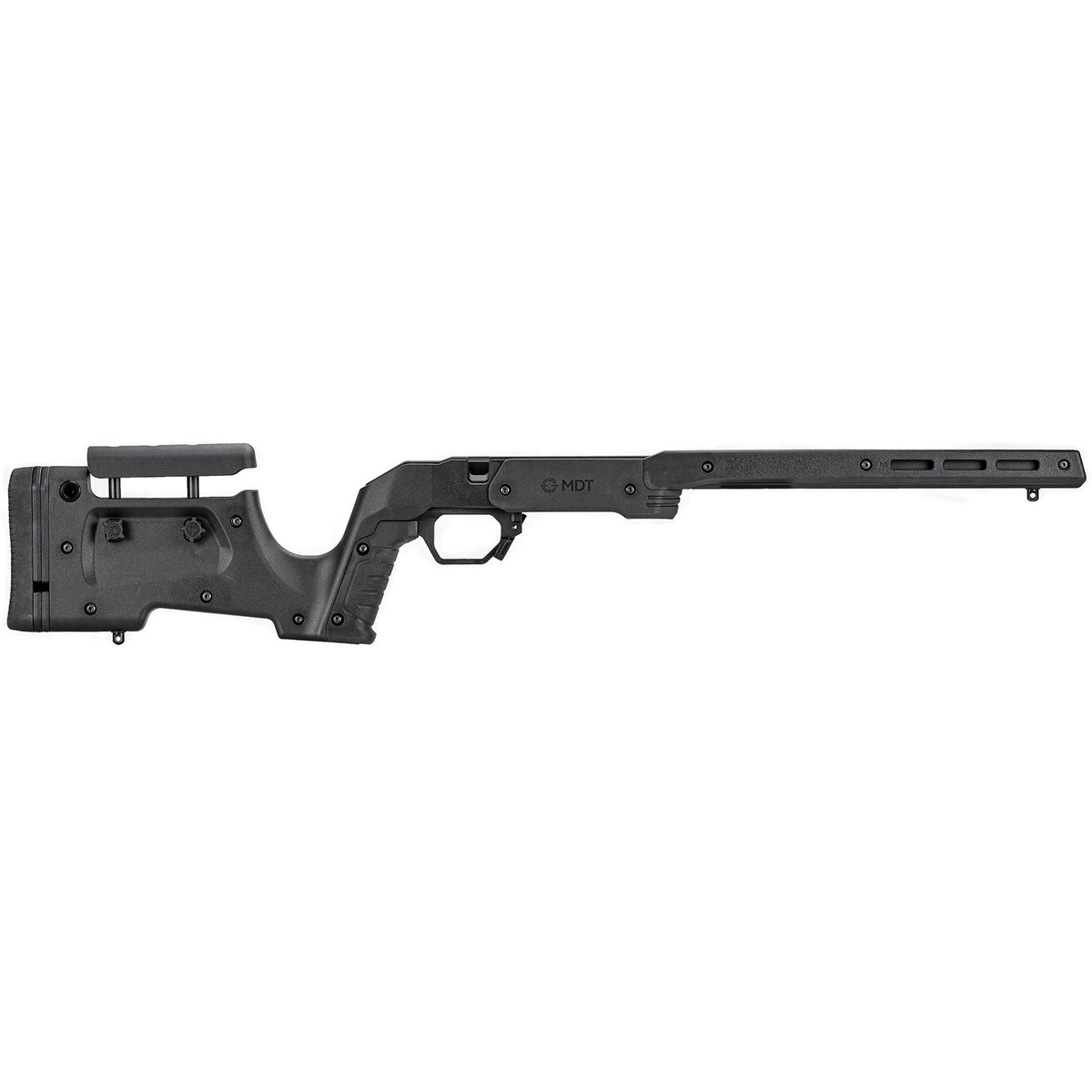 MDT XRS Rifle Chassis System Fits Tikka T3 Black - MDT XRS Rifle Chassis for Tikka T3 for Superior Tactical Performance - 104689-BLK - Mdt