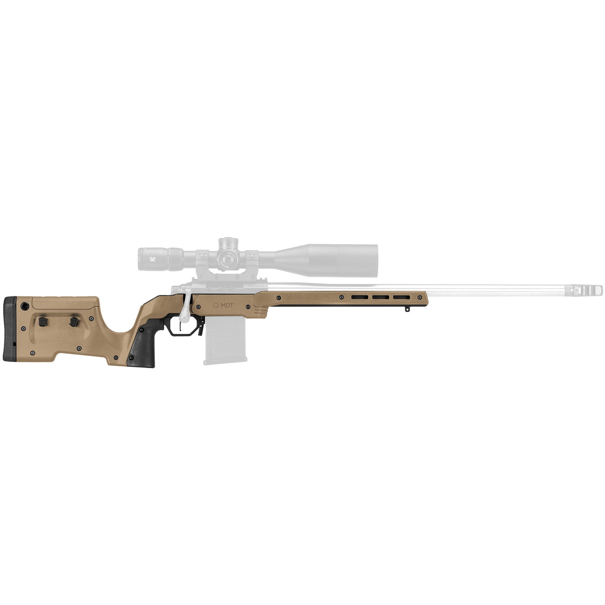 MDT XRS Rifle Chassis System Fits CZ 457 Flat Dark Earth - MDT XRS Rifle Chassis for CZ 457 for Tactical Excellence - 105051-FDE - Mdt