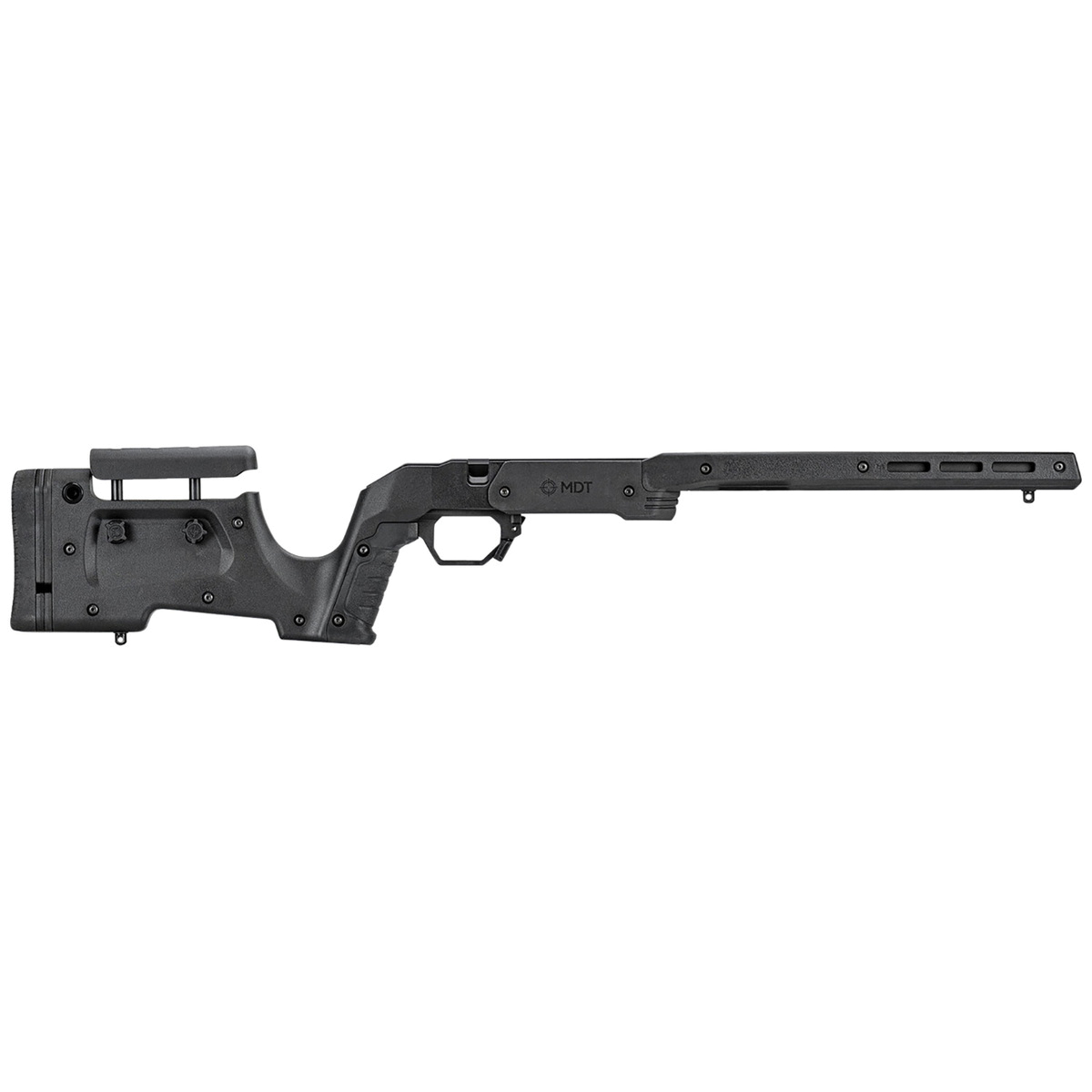 MDT XRS Rifle Chassis System Fits Tikka T1X Black - MDT XRS Rifle Chassis for Tikka T1X for High-Performance Tactical Shooting - 105524-BLK - Mdt