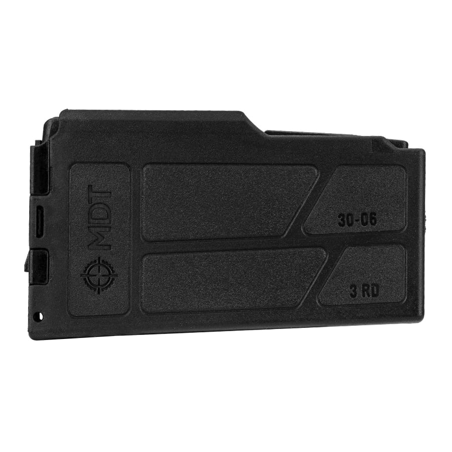 MDT 3rds .30-06 Springfield/.270 Winchester/.280 Ackley Improved Magazine - Black Versatile - 106255-BLK - Mdt