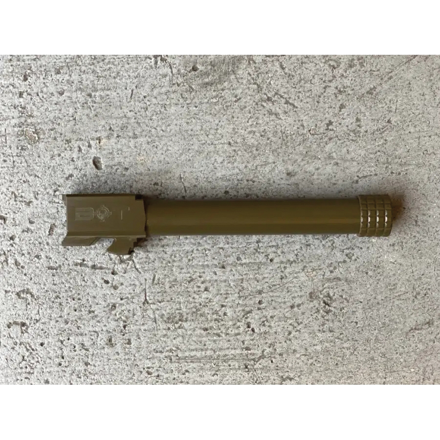 Backup Tactical Barrel 9mm 5.09" for Glock G17, OD Green - Tactical Performance - G17TB-ODG - Backup Tactical