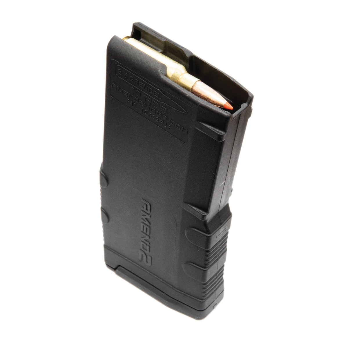 Amend2 Mod 2 10rds 6mm ARC/6.5 Grendel Magazine - Black Precision-Fit Tactical - 65GRENDBLK10 - Amend 2