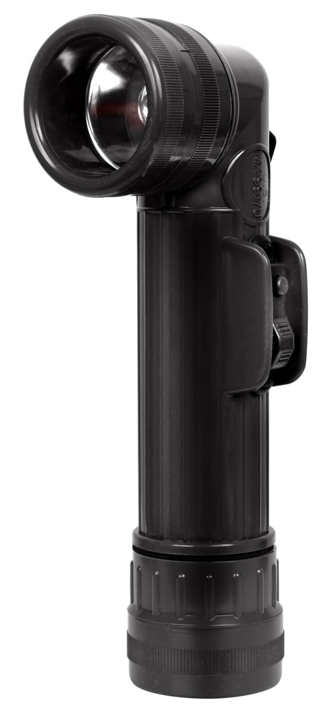 Rothco Genuine G.I. Anglehead Flashlight - Black