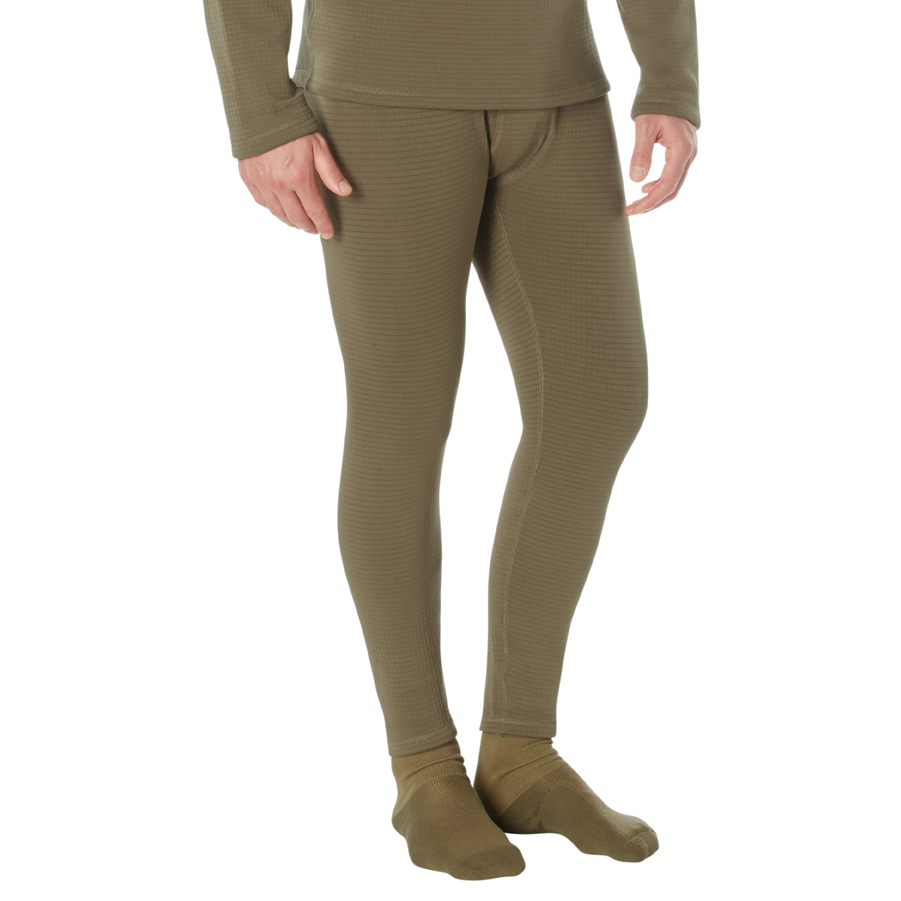 Rothco Rothco Ecwcs Gen III Mid-Weight Underwear Bottoms Level Ii - Ar 670-1 Coyote Brown, Medium