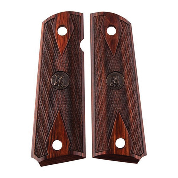 Pachmayr Renegade Double Diamond Textured Handgun Grip Fits 1911, Rosewood - Pachmayr