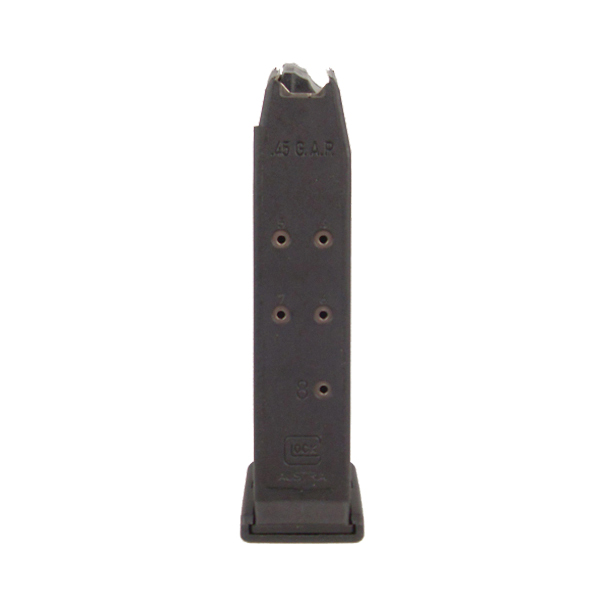 Glock 8rds .45 ACP Magazine, Black - MF38008