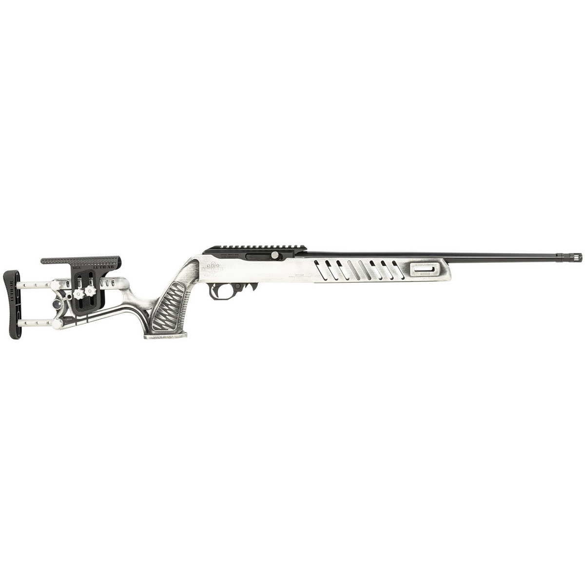 Black Rain Ordnance Professional .22LR 18.50" AR Rifle, Black - BRO-23080502 - Black Rain Ordnance