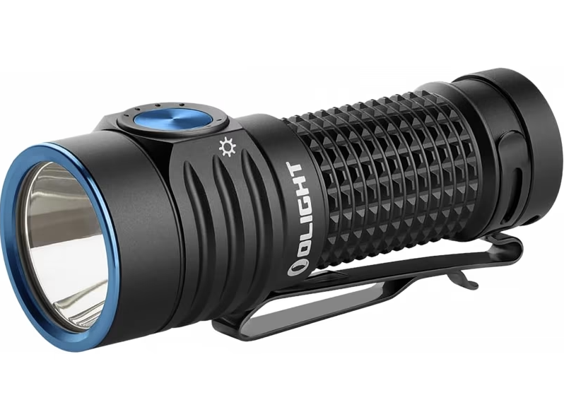 Olight Baton Turbo EDC Flashlight Black White Light LED 1000 Lumens
