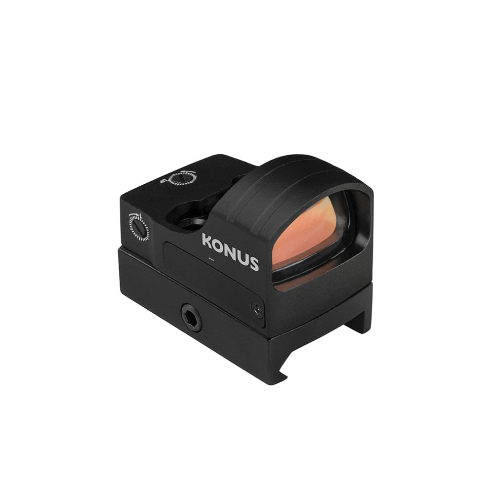 Konus USA Fission 3.0 Red-Dot Sight 1x25mmx18mm 4 MOA Dot - High-Performance - 7205 - Konus