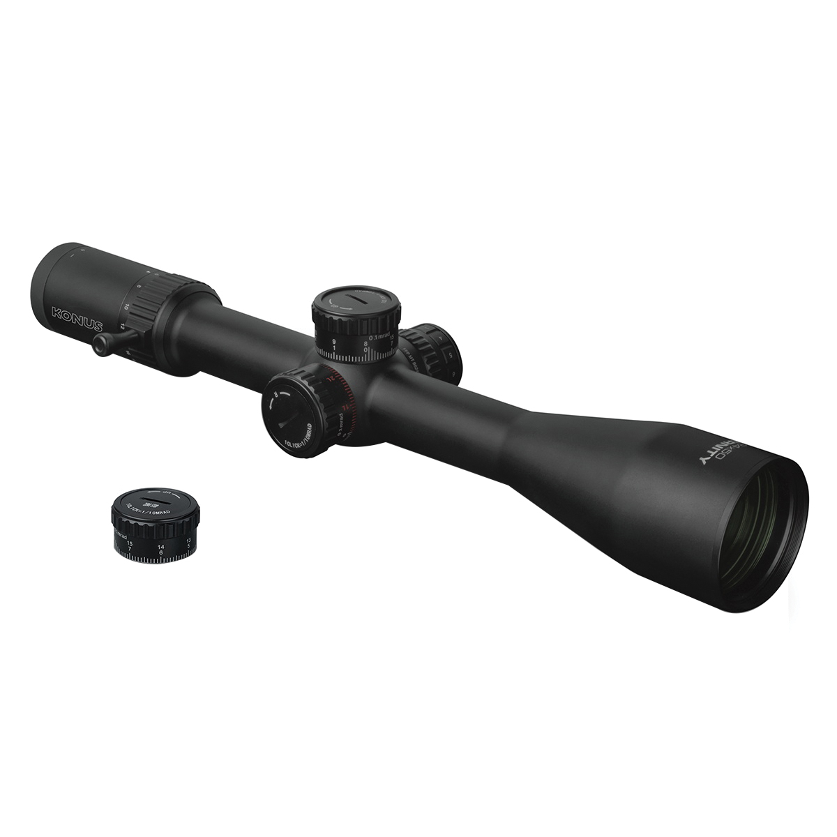 Konus USA Eternity Rifle Scope 6-24x50mm - Professional Scope with High Magnification for Extreme Long-Range Shooting - 7295 - Konus