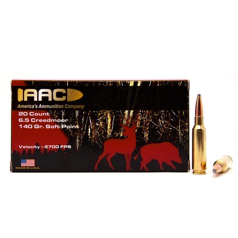 AAC 6.5 Creedmoor Ammo 140 Grain SP 20rd Box - Aac Ammo