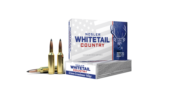 Nosler Whitetail Country 6.5 Creedmoor 140gr SB ST Ammo - Nosler