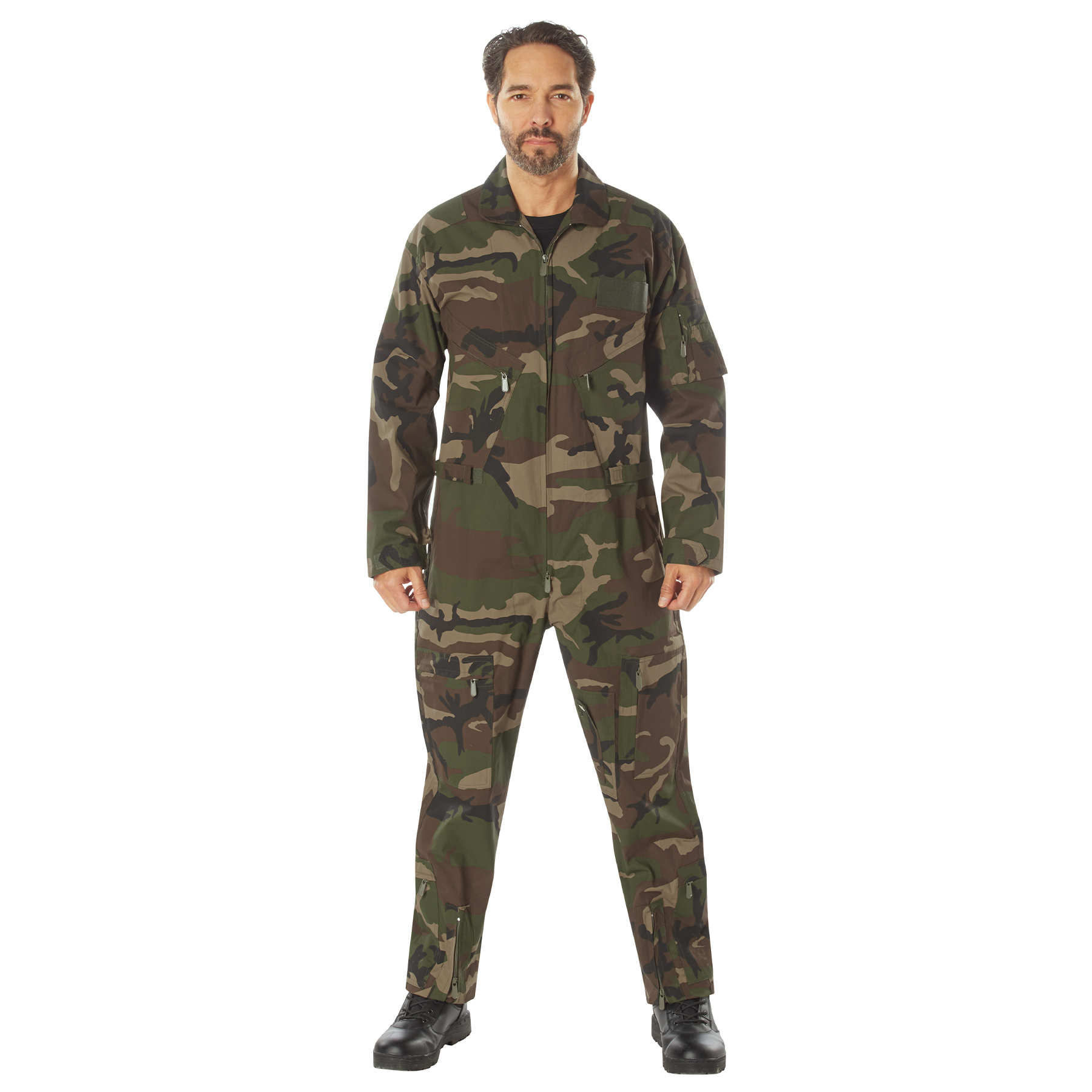 Rothco Rothco Flightsuit - Woodland Camo, Small