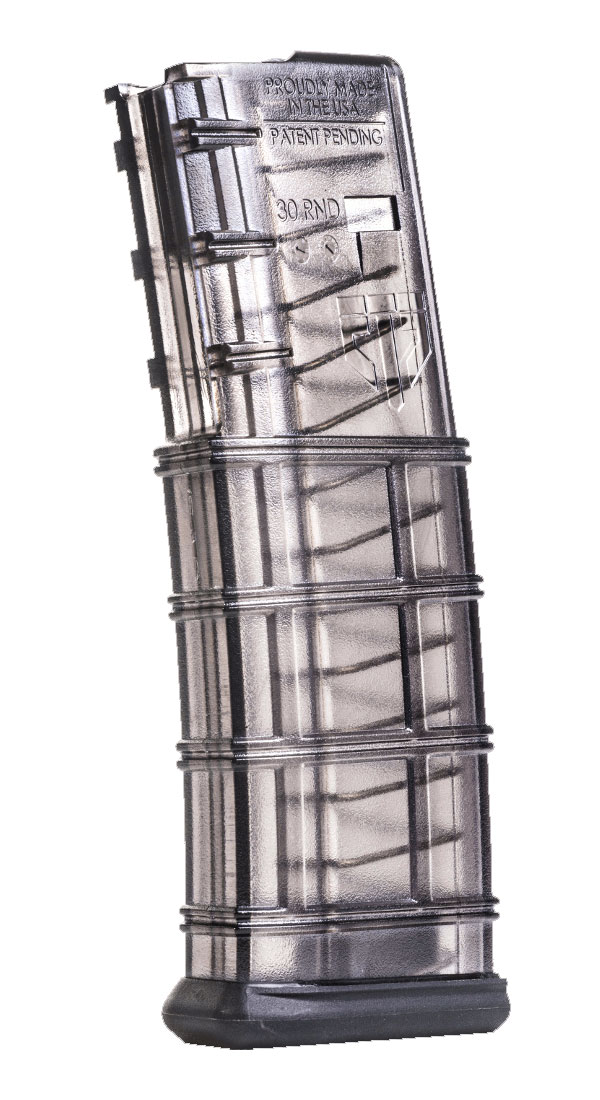 ETS AR-15 .223 30 Round Magazine, Translucent Smoke - AR15-30 - Ets