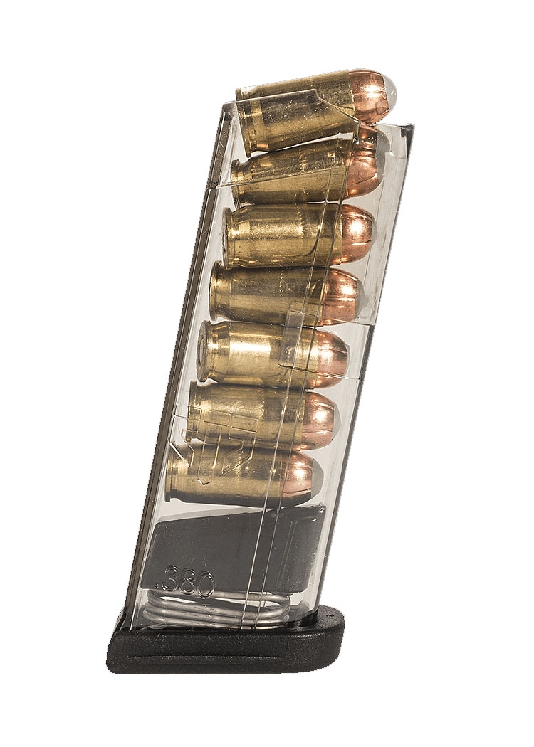 ETS Glock 42 7rd .380 ACP Magazine, Clear - GLK-42 - Ets