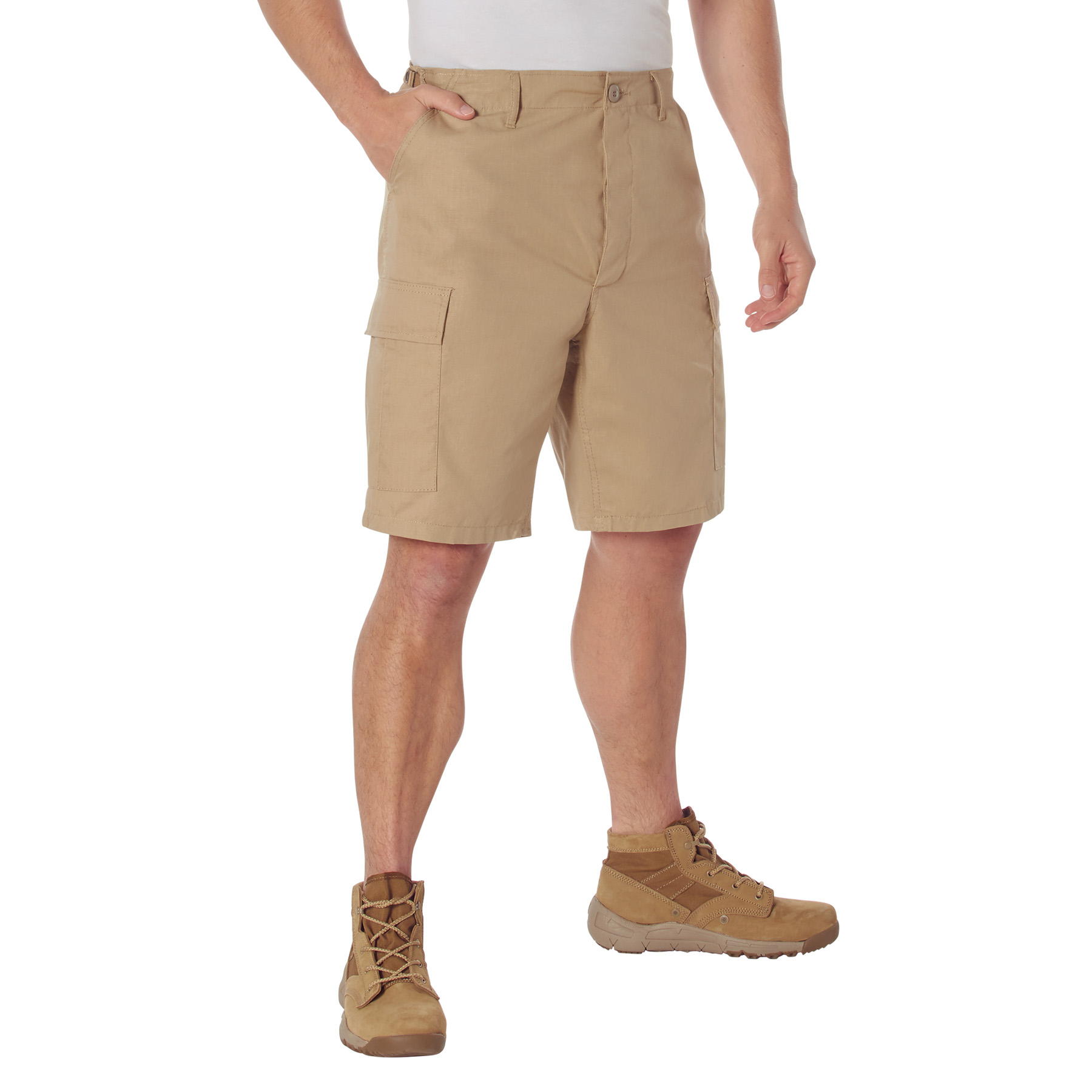Rothco Rothco Rip-Stop Bdu Shorts - Khaki, Large
