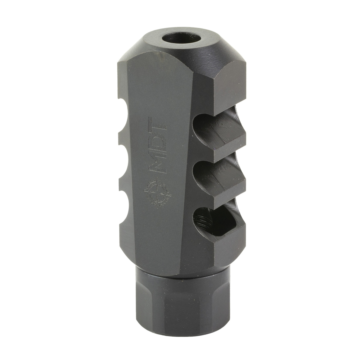 MDT Muzzle Brake 5/8-24, Black - Precision Engineering for Enhanced Performance - 103516-BLK - Mdt