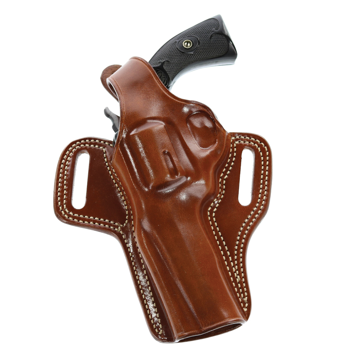 Galco Fletch S&W L Frame Leather OWB Holster Right, Tan - FL104 - Galco
