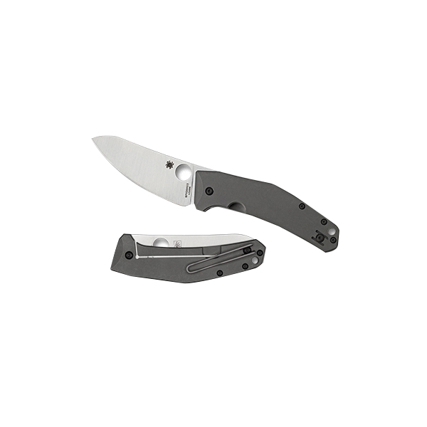 Spyderco Spydiechef Folding Knife Sheepsfoot Gray - Durable, Lightweight and Reliable Handle - C211TIP