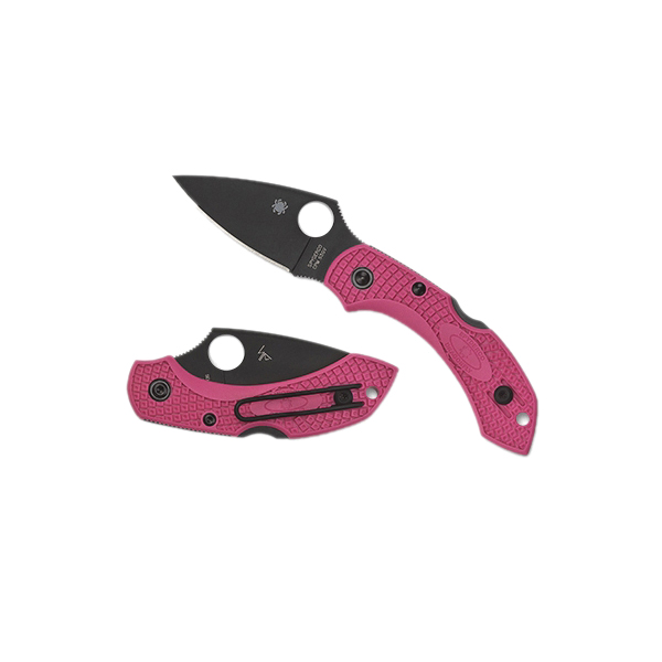 Spyderco Dragonfly 2 Folding Knife Drop Point Pink - Compact Blade for Versatile Use - C28FPPNS30VBK2 - Spyderco