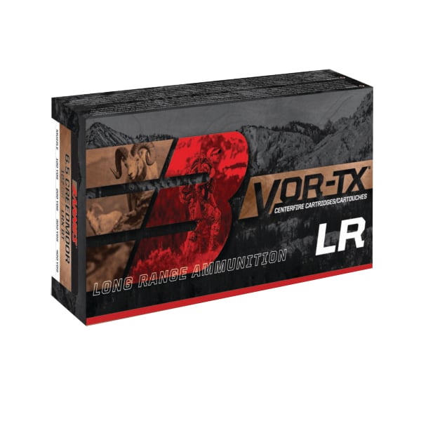 Barnes Bullets VOR-TX LR .280 Ackley Improved 152 gr LRXBT 20rds Rifle Ammo for Long-Range Accuracy - 32231