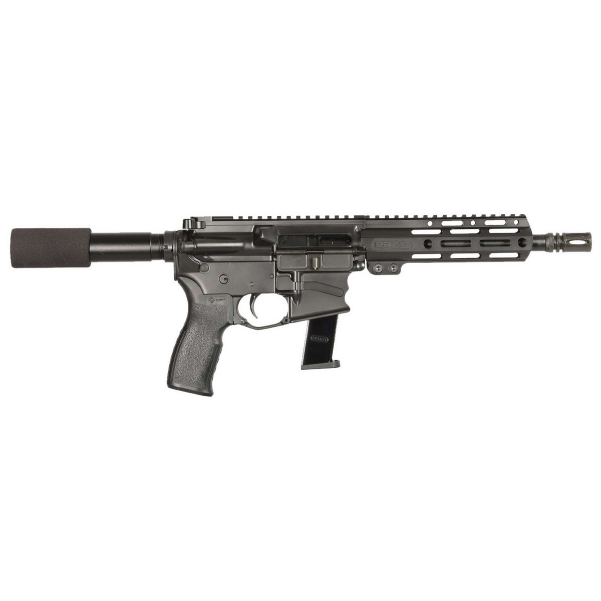 Bersa BAR9 9mm 8" AR Pistol, Black - BAR9GL8BSC - Bersa