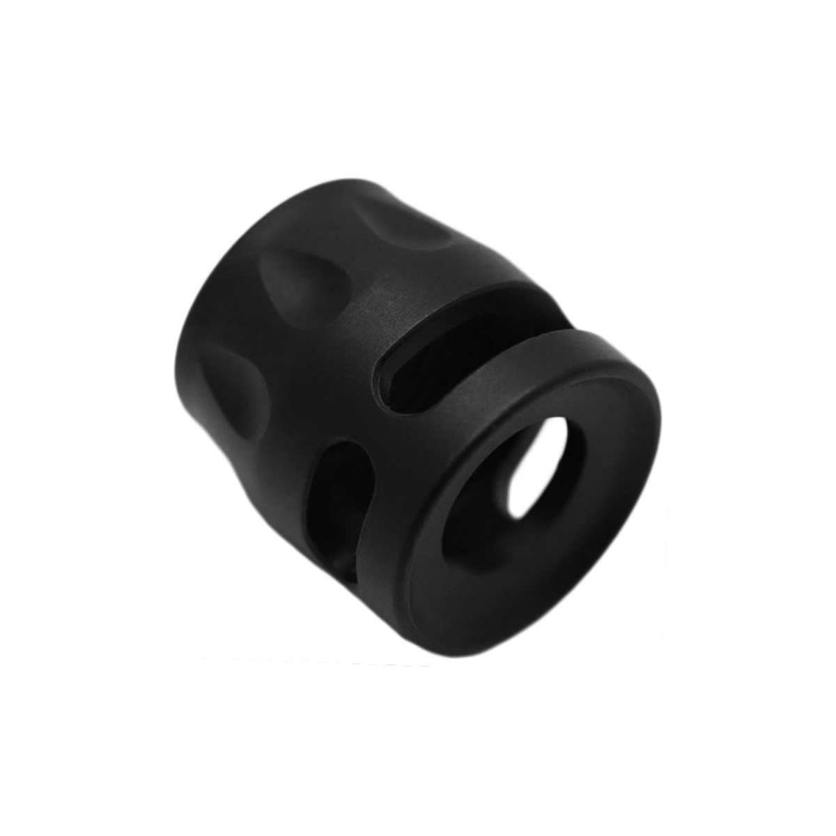 True Precision S-Type Micro Compensator 1/2-28, Black - Precision Compensator for Optimal Shooting Control - TP-SMICRO-BL - True Precision