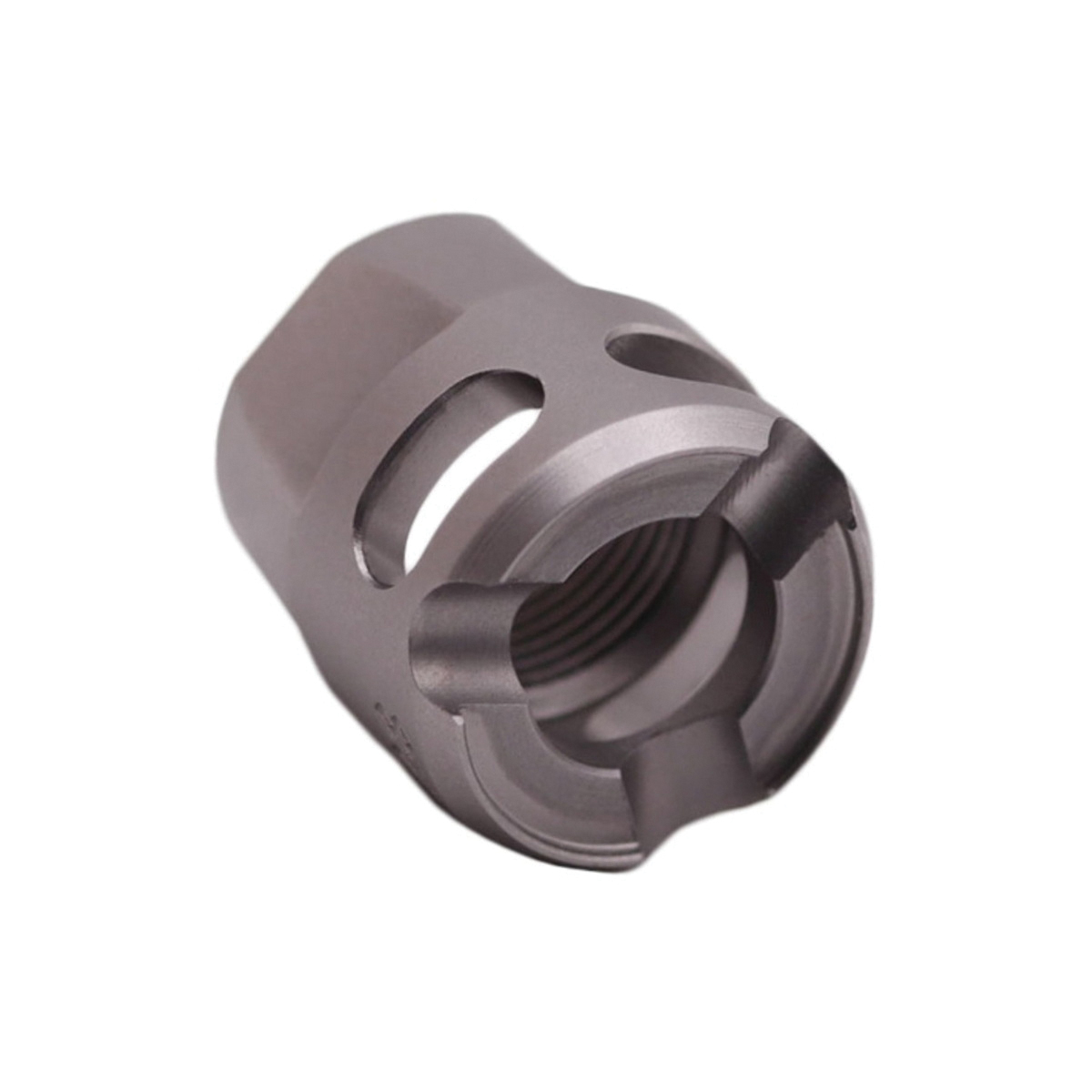 True Precision Y-Type Micro Compensator 1/2-28, Stainless - for Reliable Recoil Management - TP-YMICRO-SS - True Precision
