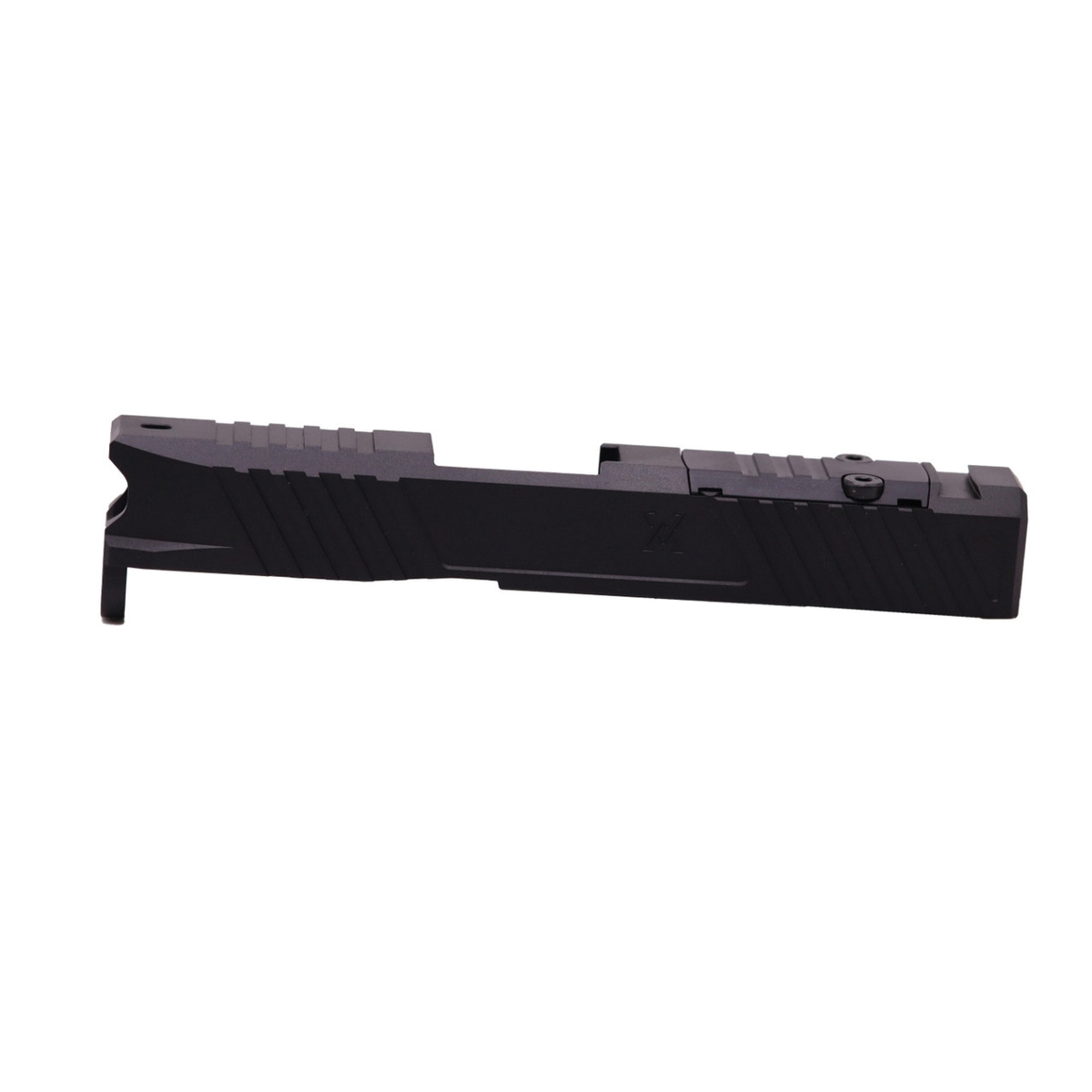 True Precision True Duty Optic Cut Stripped Slide Fits Glock G43/G43X, Black - Tactical and Reliable - TP-G43DS-BL-RMS - True Precision