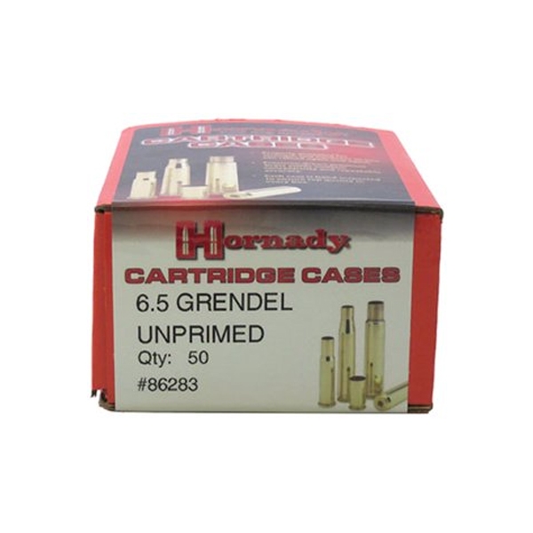 Hornady 6.5 Grendel Unprimed Brass, 50 Count - 86283 - Hornady