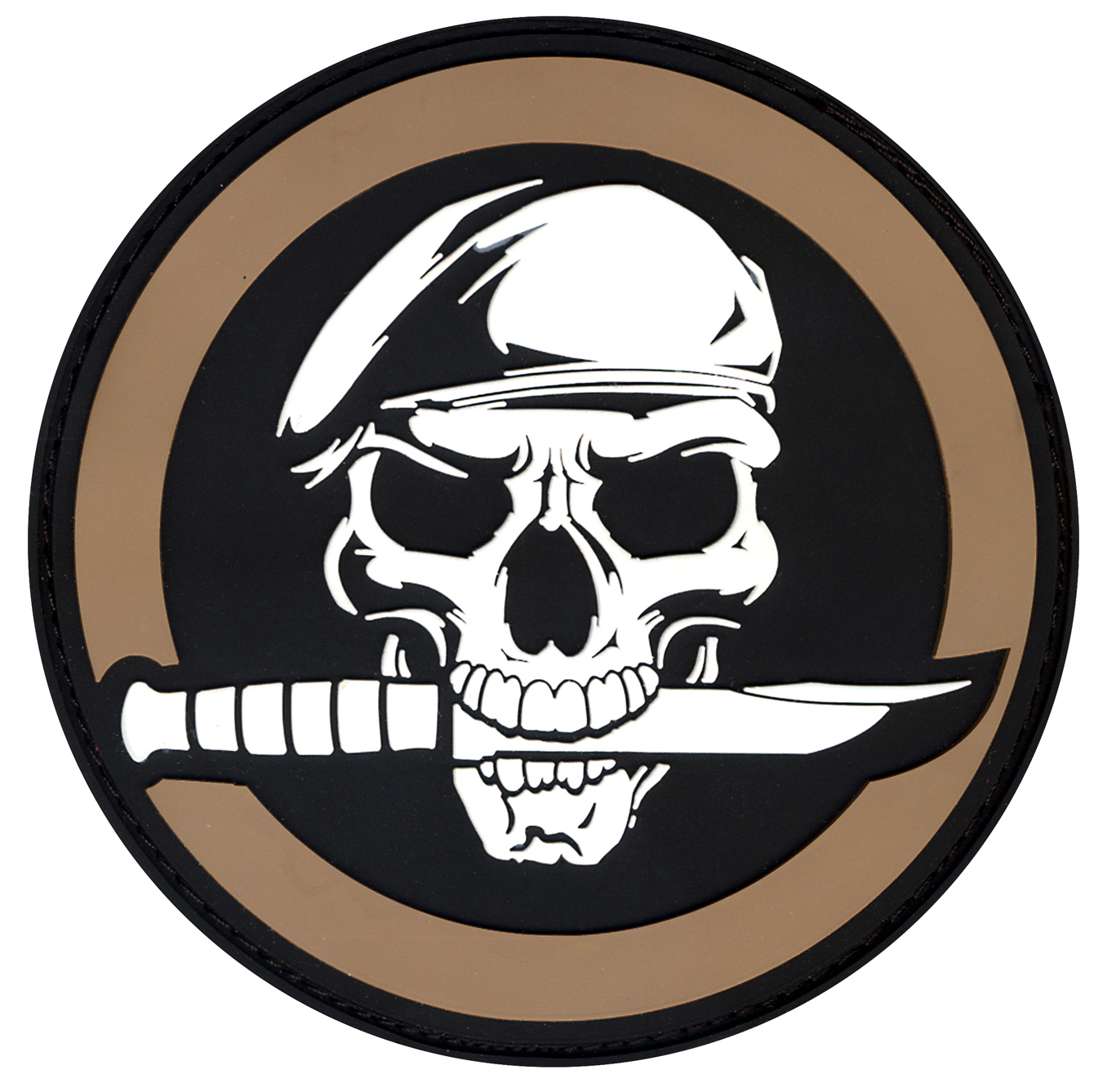 Rothco Rothco Pvc Military Skull Knife Morale Patch
