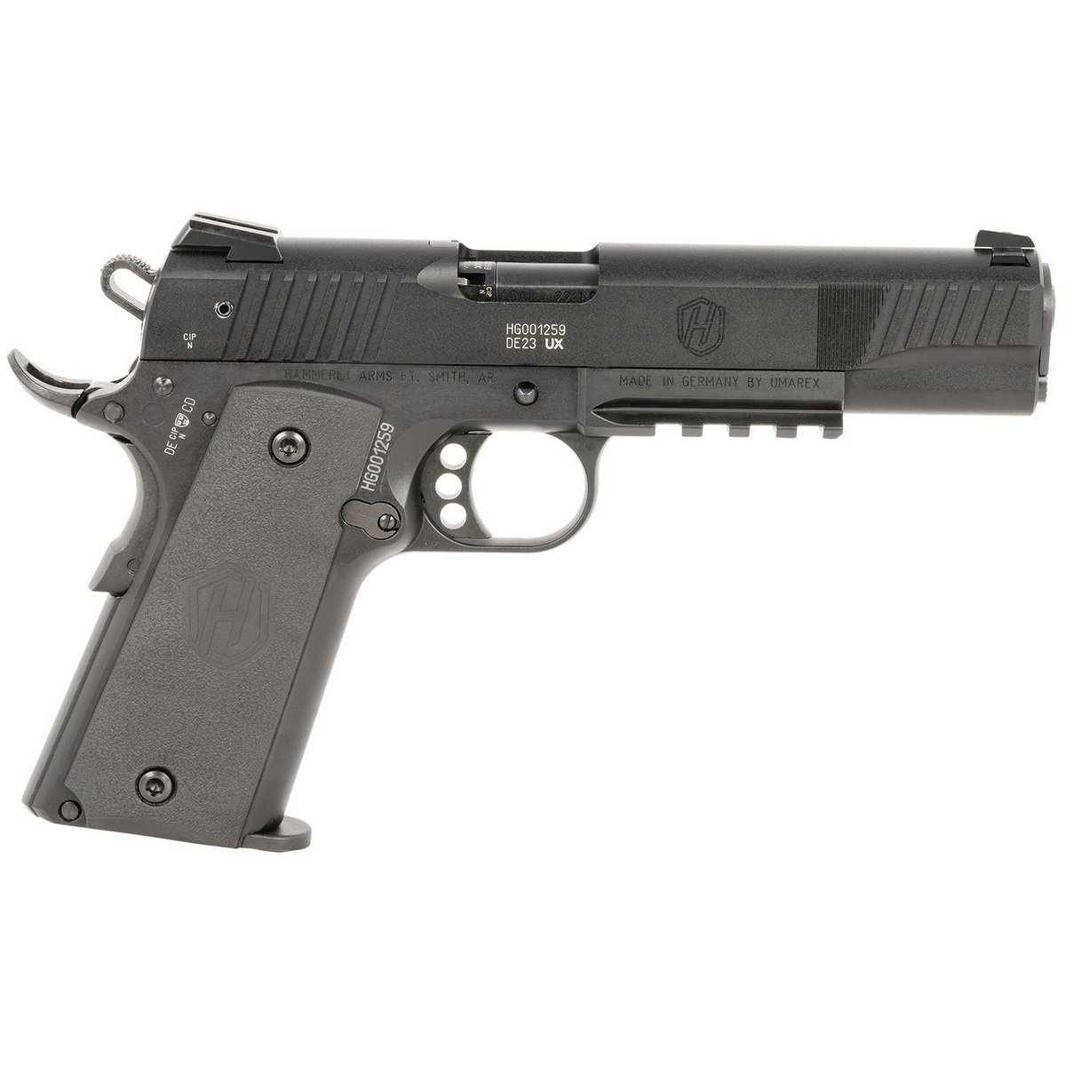 Walther Arms Forge H1 .22LR Pistol 5" 12rds, Black - High-Capacity and Precision - 5170500 - Walther