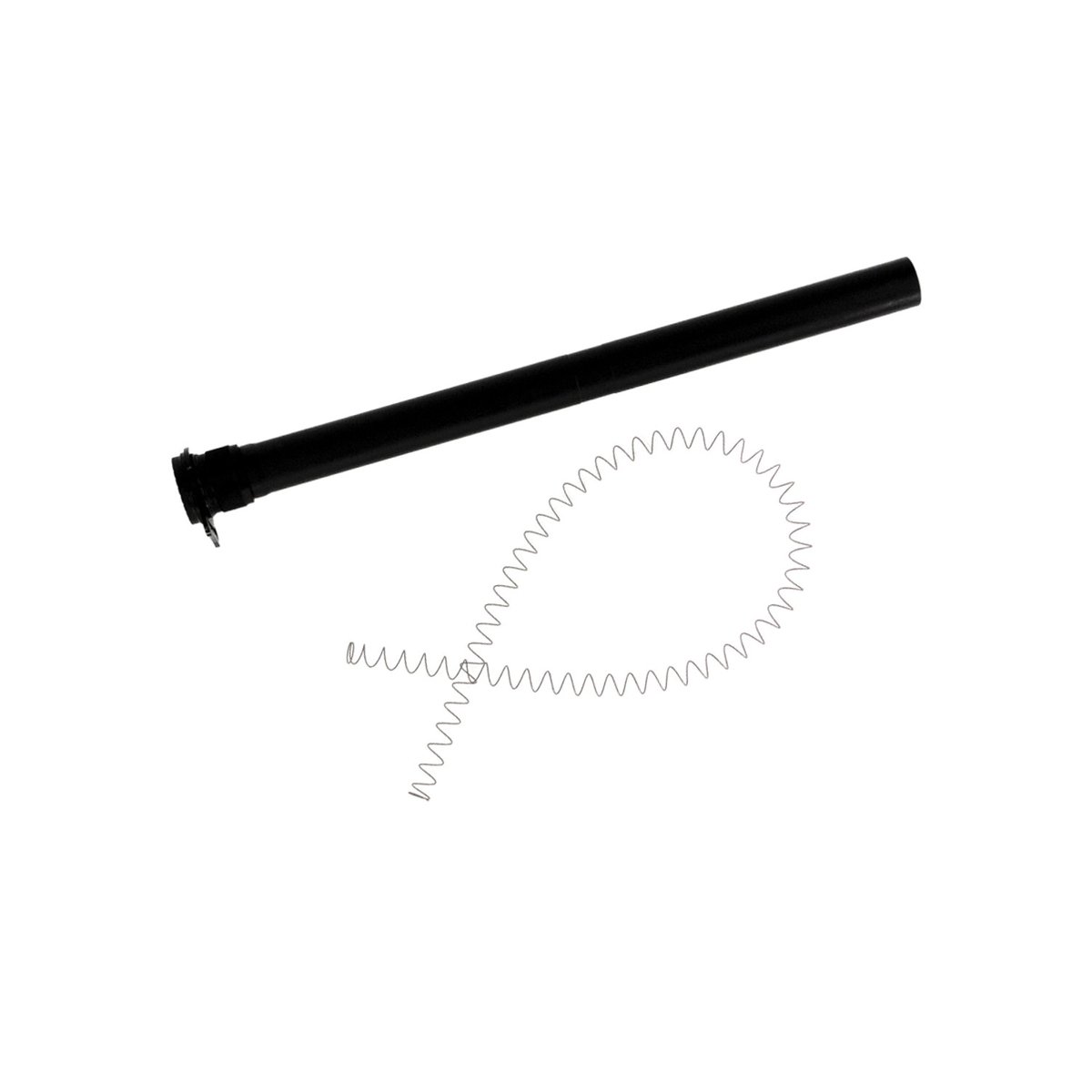 SDS Imports +2 Magazine Tube Extension for MAC-2 - Black Durable - 80041056