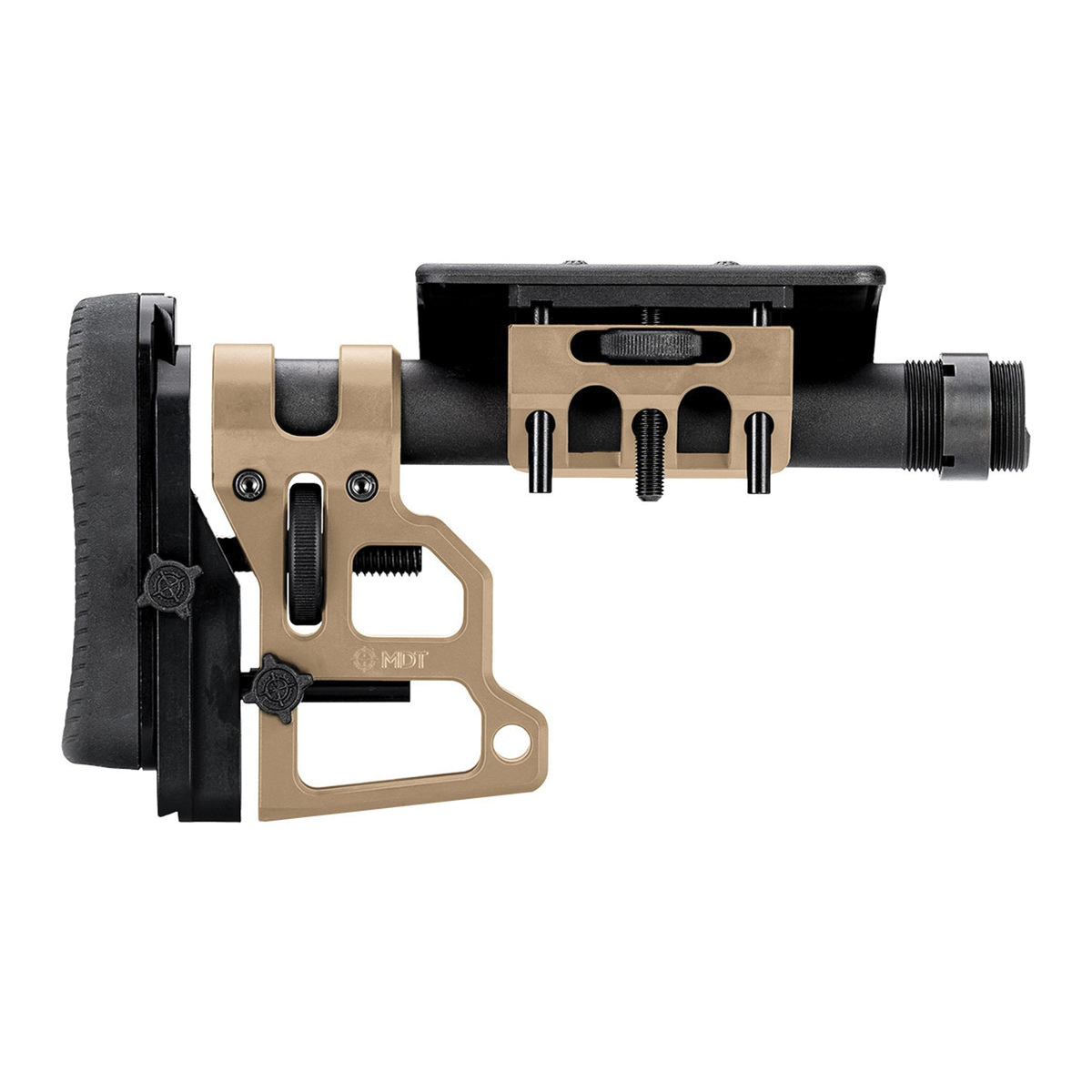 MDT SCS Rifle Skeleton Carbine Stock Flat Dark Earth - For Enhanced Tactical Performance - 102856-FDE - Mdt