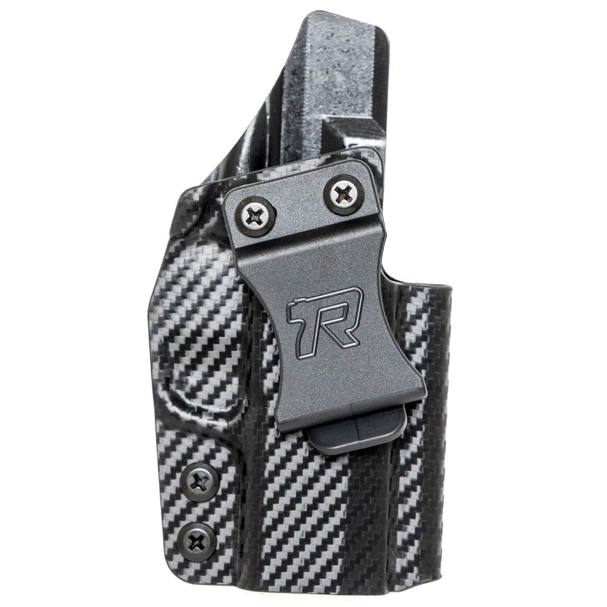 Rounded Gear Sig Sauer P365 IWB Holster RH Kydex Carbon Fiber Black - Sleek and Concealable Carry Solution - SSRP365CFRHVAR