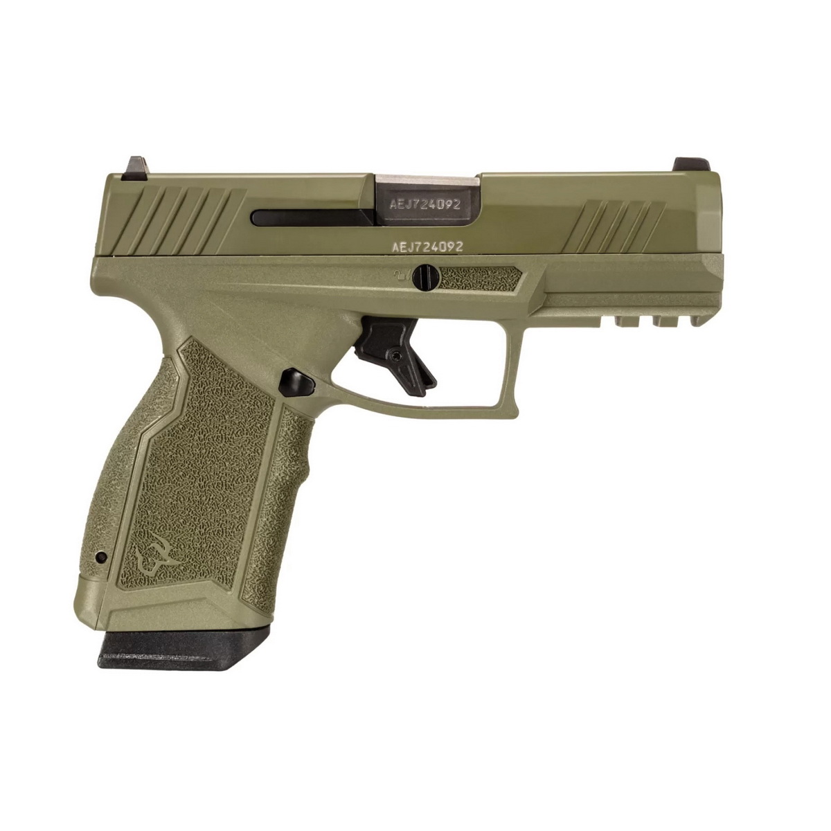 Taurus GX4 Carry 9mm 3.70" Pistol 15rds, Sniper Green/Black - High-Capacity - 1-GX4CR94FF - Taurus