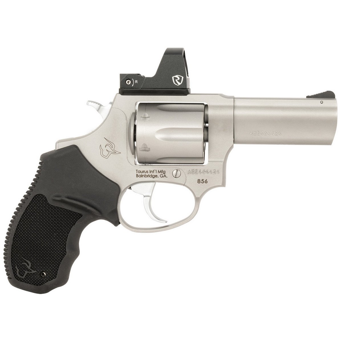Taurus 856 with Red-Dot .38 Special +P Revolver 3" 6rds, Stainless - Enhanced Performance - 2856P39R