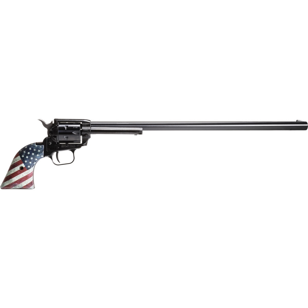 Heritage Manufacturing Rough Rider .22LR Revolver 16" 6rds, Black - RR22B16USFLAG - Heritage