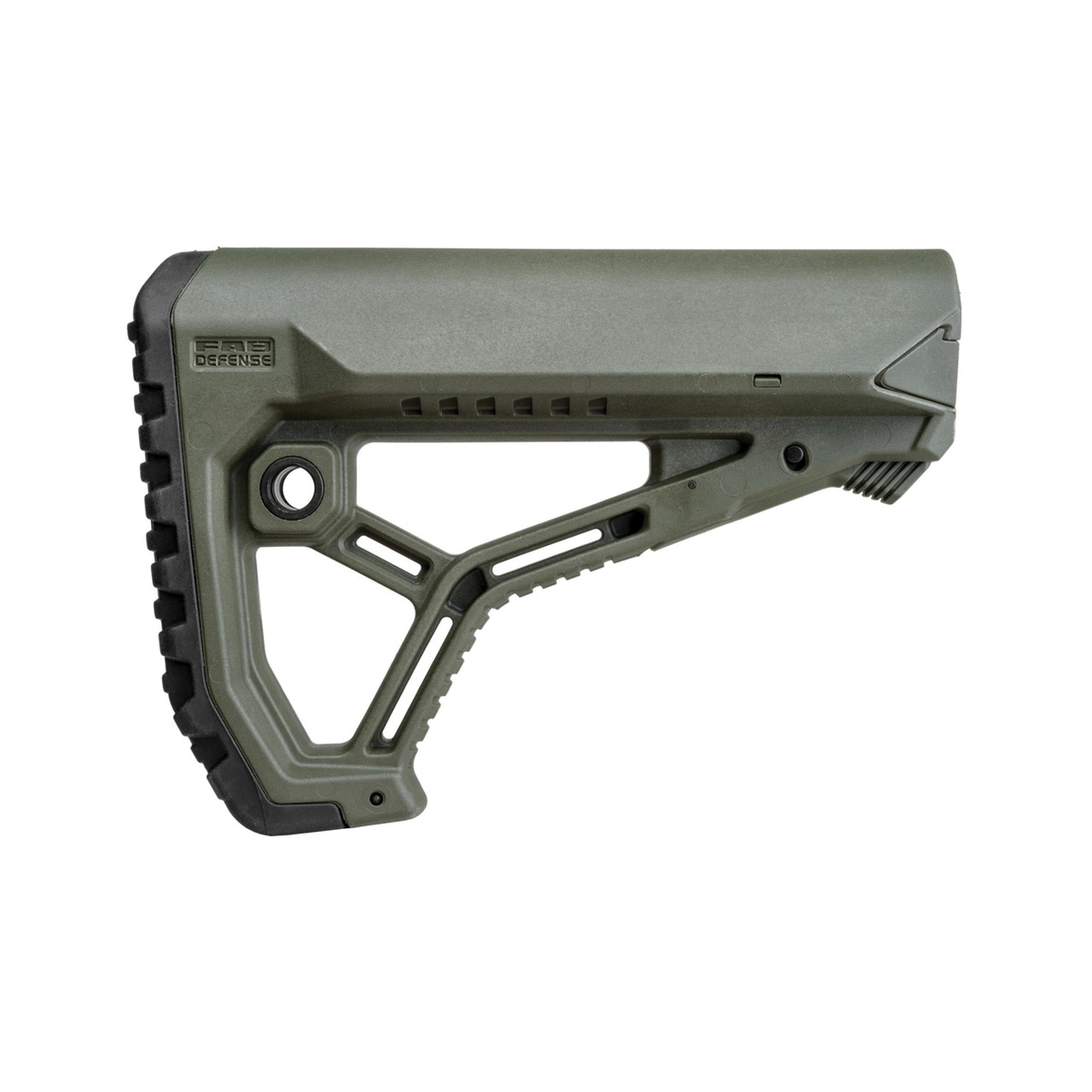 FAB Defense GL-Core Buttstock OD Green - Rugged GL-Core Buttstock for Tactical Use with Enhanced Stability and Comfort - FXGLCOREG - Fab Defense