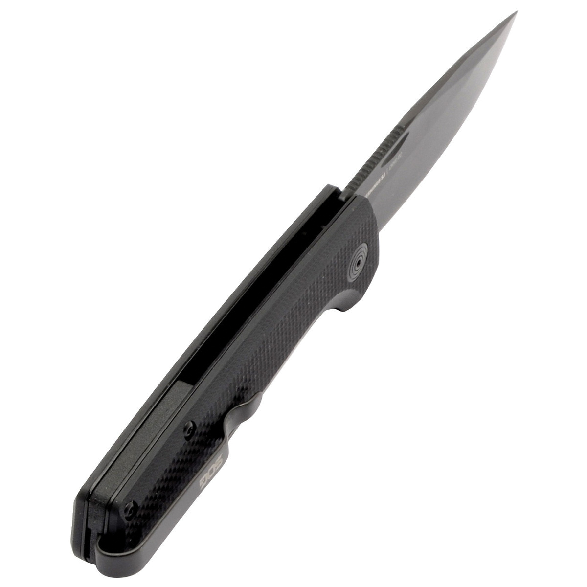 SOG Knives Terminus SJ Folding Knife Clip Point Black - for Versatile Carry - SOG-TM1005-BX - Sog Knives