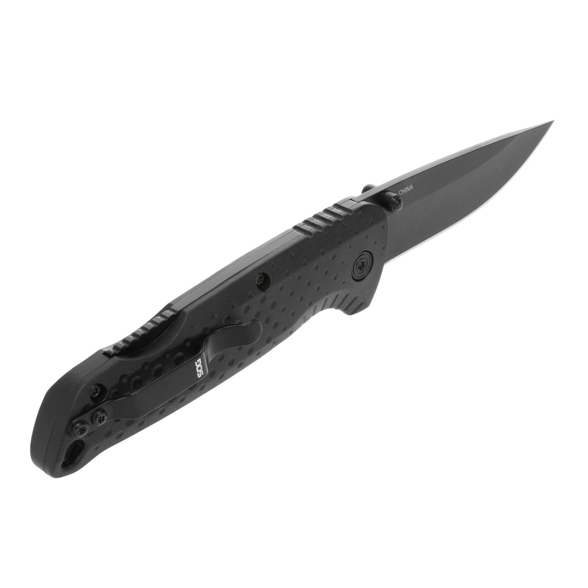 SOG Knives Adventurer LB Folding Knife Drop Point Black - Durable, Lightweight and Reliable Handle - SOG-13-11-01-43 - Sog Knives