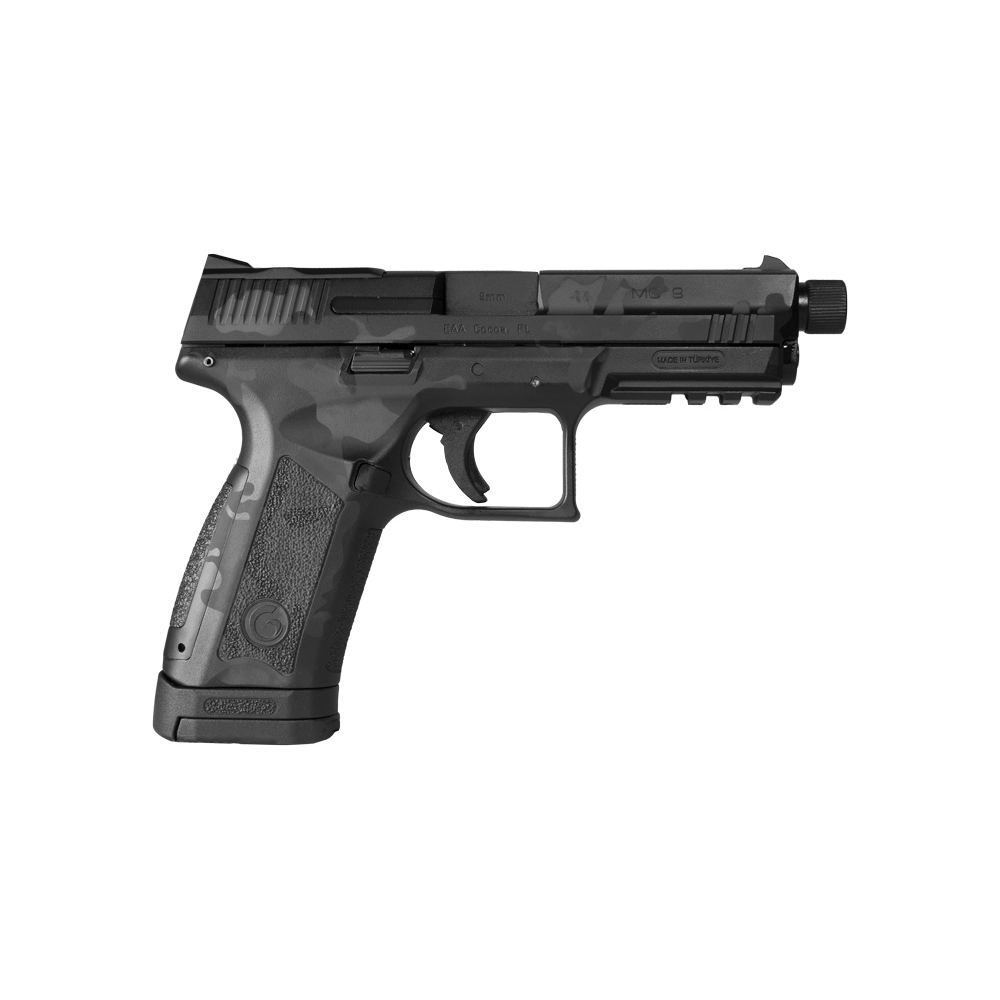 Girsan MC9 Disruptor 9mm 4.60" Pistol 17rds, Black Camo - 390360 - Girsan