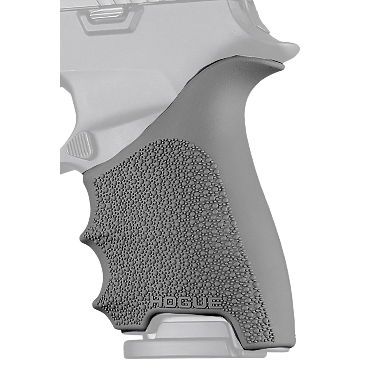 Hogue Handall Beavertail Grip Sleeve Fits Sig Sauer P320 Compact, Slate Gray - Enhanced Comfort - 17612