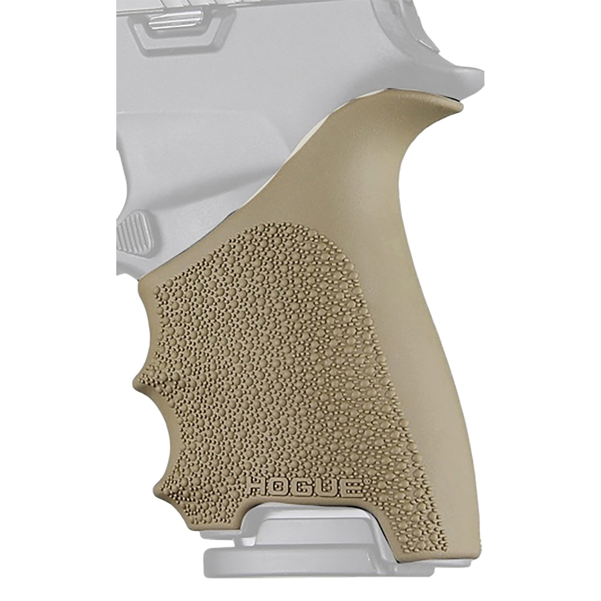 Hogue Handall Beavertail Grip Sleeve Fits Sig Sauer P320 Compact, Flat Dark Earth - High-Performance Grip - 17613