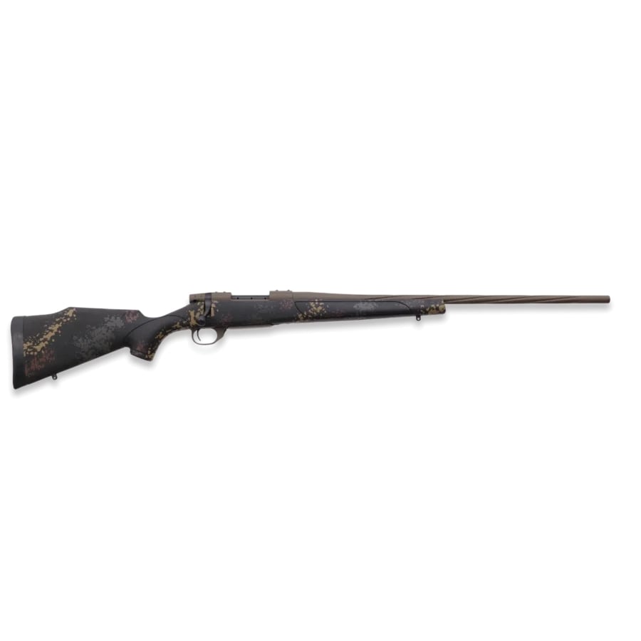 Weatherby Vanguard Talus 7mm Remington Magnum Bolt Action Rifle - Black/Rust Brown/Smoke/Stone Camo for Precision Hunters - VTA7MMRR6T - Weatherby