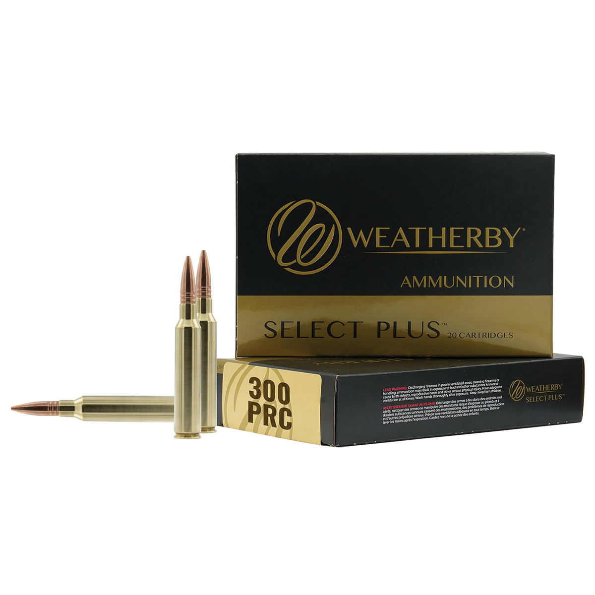 Weatherby Select Plus .300 PRC 195 gr Hammer Custom SCHP 20rds Rifle Ammo for Maximum Impact - M300P195HCB - Weatherby