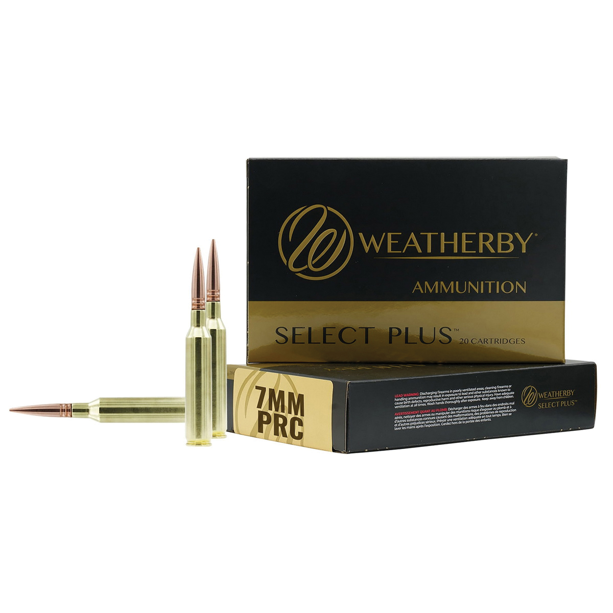 Weatherby Select Plus 7mm PRC 175 gr Elite Hunter 20rds Rifle Ammo for Precision Hunting - R7PRC175EH - Weatherby