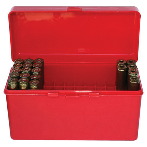 MTM Case Gard .270 Winchester/.30-06 Springfield Flip-Top Ammo Box, 60rds Red - Mtm Case Gard